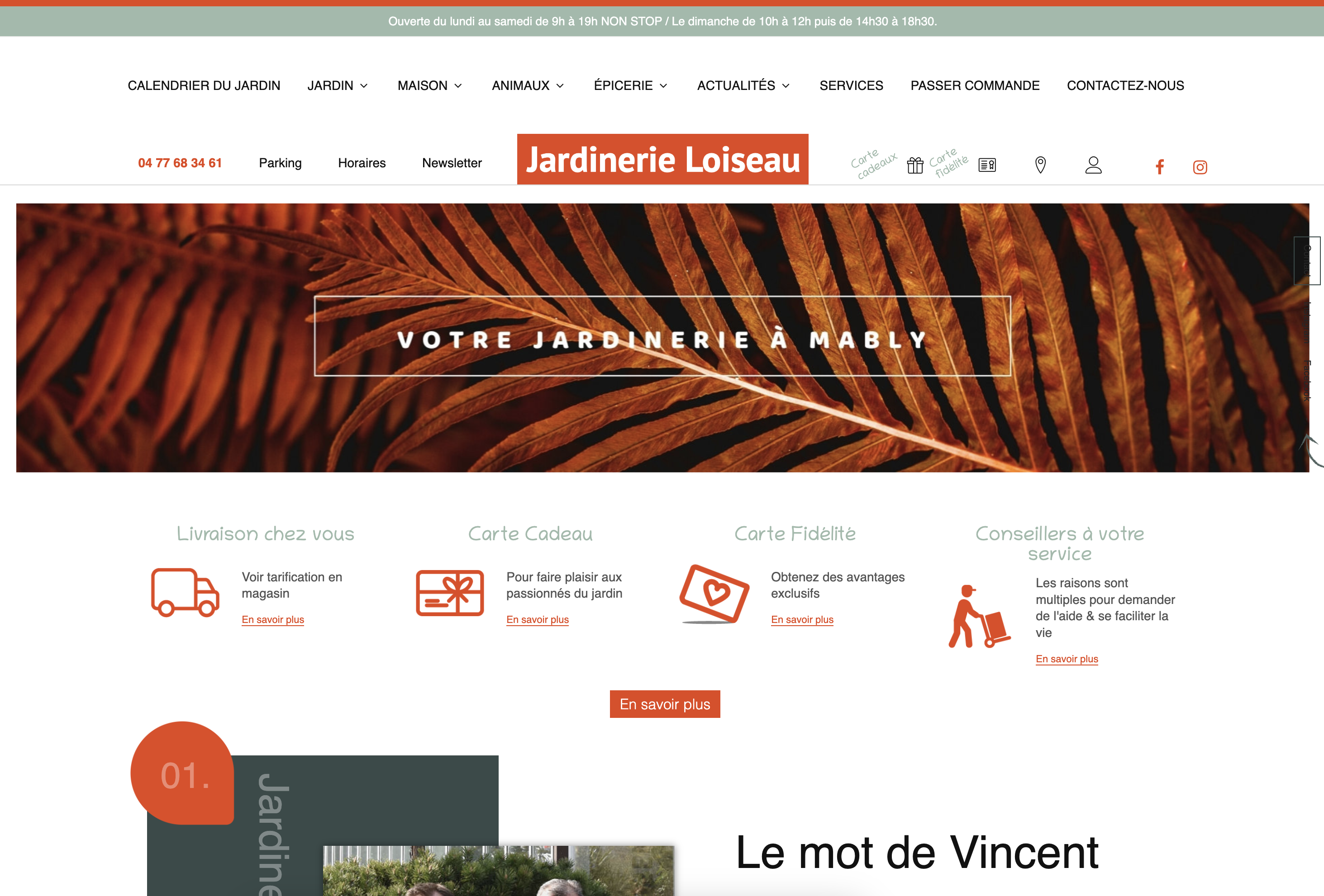 Jardinerie Loiseau - E-commerce