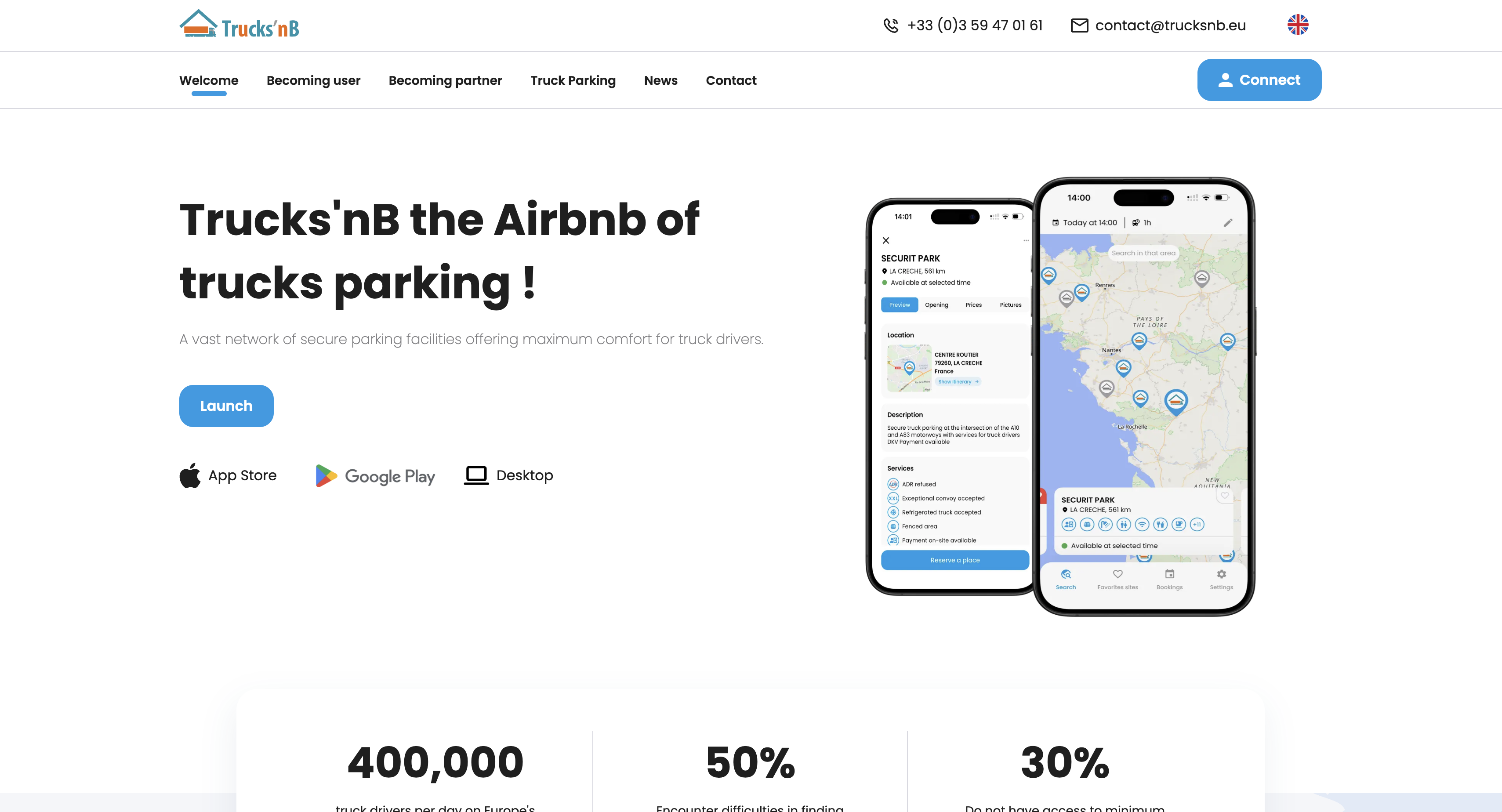 Truck'n B - Site vitrine